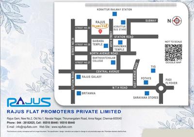 Image of 1225 Sq.ft 2.5 BHK Apartment / Flat for sale in Rajus Maruthi, Korattur, Chennai for Rs. 14553500