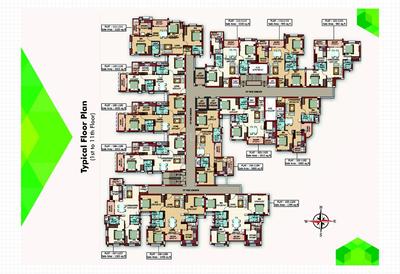 Image of 1015 Sq.ft 2 BHK Apartment / Flat for sale in Sri Maple Wood, Kazhipattur, Chennai for Rs. 7200000