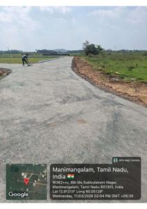 Image of 760 Sq.ft Residential Plot / Land for sale in Budget Sai M S Subbulakahmi Nagar, Manimangalam, Chennai for Rs. 2310000