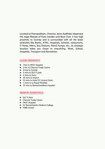 Jain Aadhidev in Manapakkam, Chennai - Price, Reviews & Floor Plan