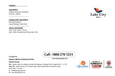 Apratim Lake City Phase 4 Brochure 23