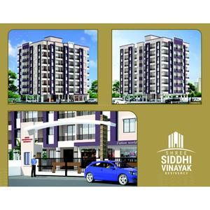 Image of 700 Sq.ft 1 BHK Apartment / Flat for sale in Shree Siddhivinayak Residency B to E Building, Chala, Vapi for Rs. 1700000