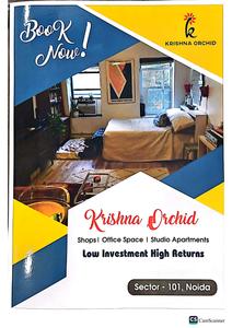 Image of 600 Sq.ft 1 RK Apartment / Flat for sale in Rehouse Krishna Orchid Studio Apartments, Sector 102, Noida for Rs. 2800000