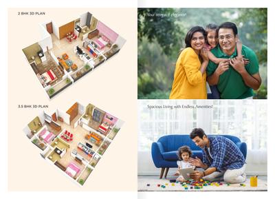 Image of 1150 Sq.ft 2 BHK Apartment / Flat for sale in Pawan Stone Vista, Ulwe, Navi Mumbai for Rs. 12500000