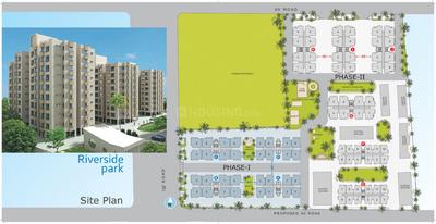 Image of 1125 Sq.ft 2 BHK Apartment / Flat for sale in Trilokesh River Side Park, Vishala, Ahmedabad for Rs. 6000000