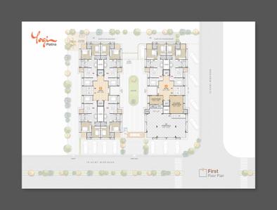 Image of 1629 Sq.ft 3 BHK Apartment / Flat for sale in Yogi Platina, Sargasan, Gandhinagar for Rs. 8000000