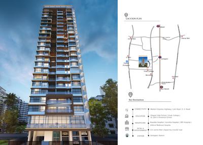Image of 1237 Sq.ft 3 BHK Apartment / Flat for sale in Infinity Siddharth Nagar SIddhivinayak Chs Ltd, Goregaon West, Mumbai for Rs. 25000000