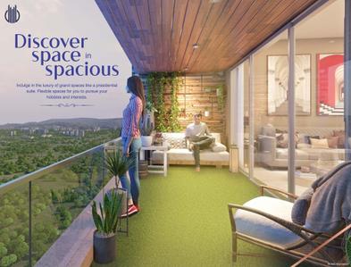 Image of 1031 Sq.ft 2 BHK Apartment / Flat for sale in Prabhas The Sky Tower, Ravet, Pune for Rs. 7700000