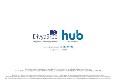 DivyaSree Hub6 Brochure 11