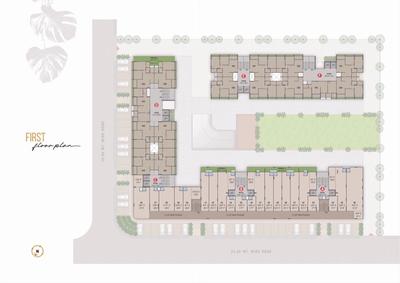 Image of 1350 Sq.ft 2 BHK Apartment / Flat for sale in Rashmi Riesen, Shela, Ahmedabad for Rs. 5900000