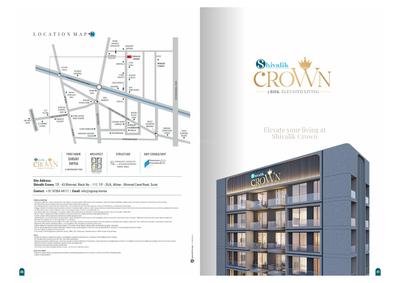 Image of 1803 Sq.ft 3 BHK Apartment / Flat for sale in Shivay Shivalik Crown, Bhimrad, Surat for Rs. 8475000