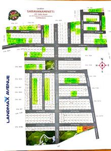 Image of 1250 Sq.ft 3 BHK Villa for sale in P And K Landmax Avenue, Keeranatham, Coimbatore for Rs. 16000000