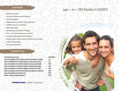 Image of 1190 Sq.ft 3 BHK Apartment / Flat for sale in Shree Ramdeo Garden Block C, Namkum, Ranchi for Rs. 5180000