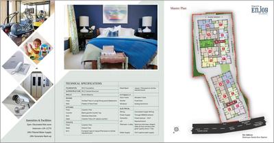 Image of 855 Sq.ft 3 BHK Apartment / Flat for sale in Magnolia Enjoy, Rajarhat, Kolkata for Rs. 3800000