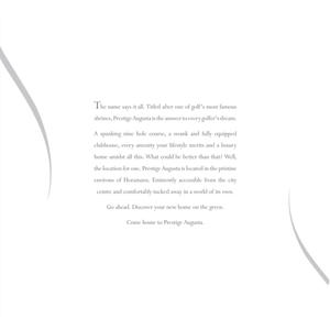 Prestige Augusta Golf Village Brochure 2