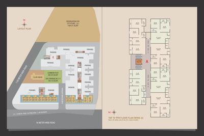 Image of 598 Sq.ft 2 BHK Apartment / Flat for sale in Samruddhi Residency 3, Soma Talav, Vadodara for Rs. 3500000