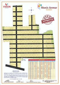 Image of 1200 Sq.ft Residential Plot / Land for sale in Vision Stanis Avenue Mappedu, Thiruvallur, Chennai for Rs. 1900000
