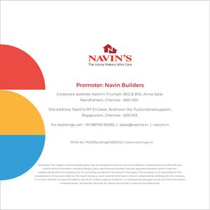Image of 2060 Sq.ft 4 BHK Apartment / Flat for sale in Navins RP Enclave, Royapuram, Chennai for Rs. 30000000
