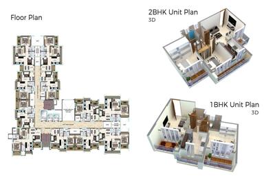 Image of 880 Sq.ft 2 BHK Apartment / Flat for sale in Season Sahara Building No 4 And 5, Kalyan East, Kalyan for Rs. 6500000