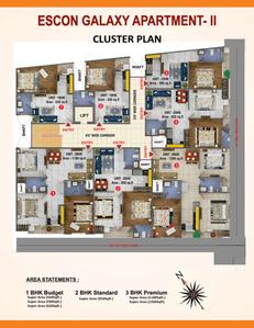 Image of 620 Sq.ft 1 BHK Apartment / Flat for sale in Escon Galaxy Apartment 2, Noida Extension, Greater Noida for Rs. 3500000