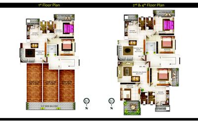 Image of 1080 Sq.ft 2 BHK Apartment / Flat for sale in SG Mrignayani Enclave, Ganeshpeth Colony, Nagpur for Rs. 7200000