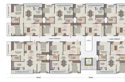 Image of 1118 Sq.ft 2 BHK Apartment / Flat for sale in JC Heights, Doddabommasandra, Bengaluru for Rs. 8200000