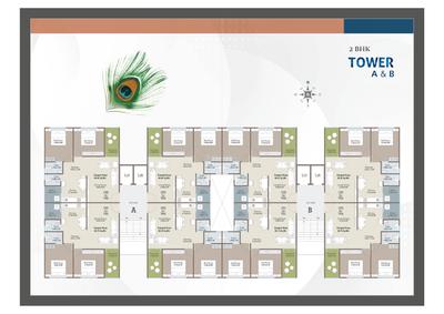 Image of 1500 Sq.ft 3 BHK Duplex for sale in Shreenath Bansi Residency, Sunpharma Road, Vadodara for Rs. 5000000