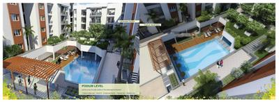Image of 1423 Sq.ft 2 BHK Apartment / Flat for sale in Casagrand Aldea, Karapakkam, Chennai for Rs. 12500000