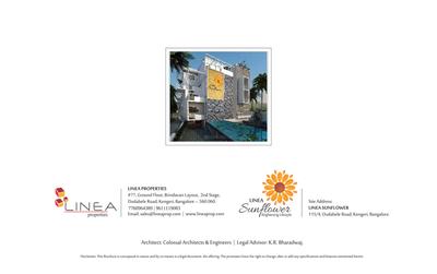 Image of 1709 Sq.ft 3 BHK Apartment / Flat for sale in Linea Sunflower, Kengeri, Bengaluru for Rs. 12500000