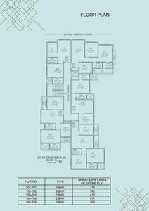 Image of 600 Sq.ft 1 BHK Apartment / Flat for sale in Laxmi Shankar Heights Phase 5, Ambernath West, Ambernath for Rs. 2500000