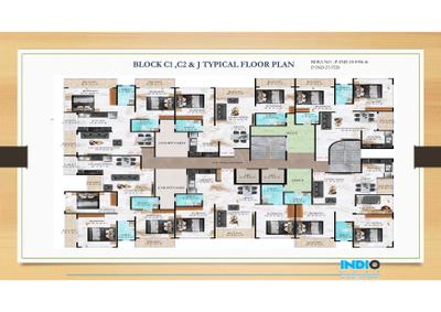 Image of 1000 Sq.ft 2 BHK Apartment / Flat for sale in Shivalika The Address 2 Phase 2, Nipania, Indore for Rs. 7400000