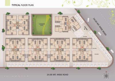 Image of 1200 Sq.ft 2 BHK Apartment / Flat for sale in Akshar Al Muqaam, Bhayli, Vadodara for Rs. 3500000