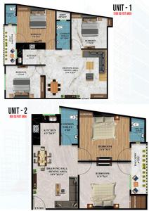 Image of 670 Sq.ft 2 BHK Apartment / Flat for sale in Dridha Homes, Sector 73, Noida for Rs. 2700000