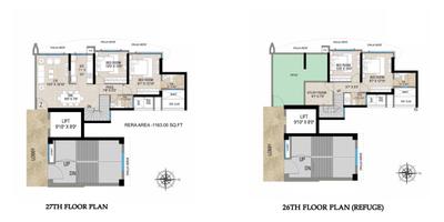 Image of 850 Sq.ft 2.5 BHK Apartment / Flat for sale in Bharat Arize, Goregaon West, Mumbai for Rs. 25000000
