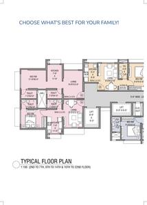 Image of 620 Sq.ft 2 BHK Apartment / Flat for sale in Growmore Emerald, Malad West, Mumbai for Rs. 13500000