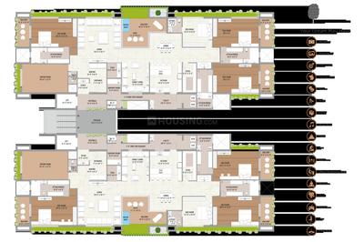 Image of 1200 Sq.ft 3 BHK Apartment / Flat for sale in Uma The One Up, Ravapar, Morbi for Rs. 3200000