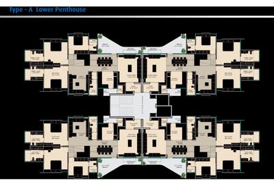 Image of 1600 Sq.ft 3 BHK Apartment / Flat for sale in Pawan Vicenza Highbreeze, Kalali, Vadodara for Rs. 7500000