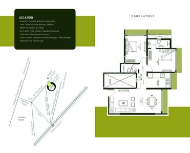 Image of 650 Sq.ft 1 BHK Apartment / Flat for sale in Suvidha Jewel, Mulund East, Mumbai for Rs. 12500000