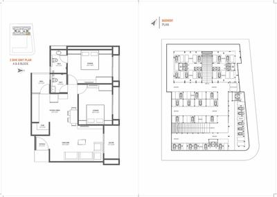 Image of 1395 Sq.ft 2 BHK Apartment / Flat for sale in Shikshapatri The Sky Court, Sargasan, Gandhinagar for Rs. 6700000