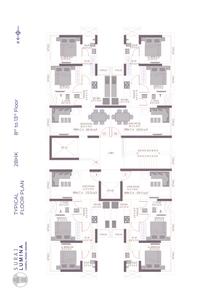 Image of 1144 Sq.ft 3 BHK Apartment / Flat for sale in Suraj Lumina, Mahim, Mumbai for Rs. 44000000
