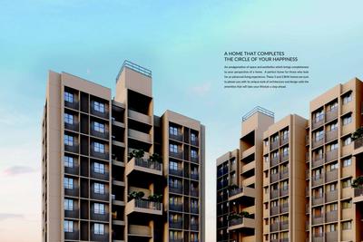 Image of 1080 Sq.ft 2 BHK Apartment / Flat for sale in Saanvi Aarambh Vistara, Chandlodia, Ahmedabad for Rs. 5700000