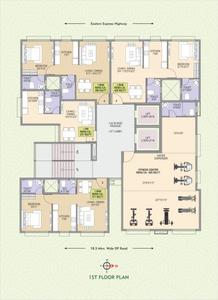 Image of 580 Sq.ft 1 BHK Apartment / Flat for sale in Vighnaharta Aaradhya, Vikhroli East, Mumbai for Rs. 8490000
