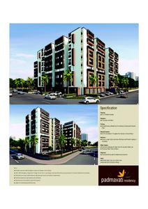 Image of 1170 Sq.ft 2 BHK Apartment / Flat for sale in Padmavati Residency, Shilaj, Ahmedabad for Rs. 6400000