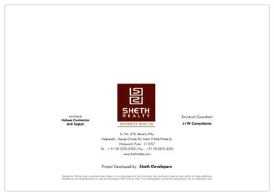 Image of 1250 Sq.ft 2 BHK Apartment / Flat for sale in Sheth Beverly Hills Building F, Hinjawadi, Pune for Rs. 9100000