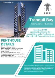Image of 1450 Sq.ft 3 BHK Apartment / Flat for sale in Suraj Tranquil Bay, Prabhadevi, Mumbai for Rs. 100000000