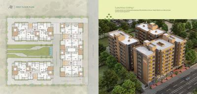 Image of 1306 Sq.ft 2 BHK Apartment / Flat for sale in Viraj Vedant Skyline, Vastral, Ahmedabad for Rs. 4000000
