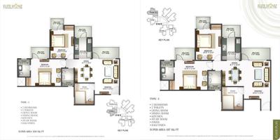 Image of 1317 Sq.ft 2.5 BHK Apartment / Flat for sale in Golfgreen Elite Homz, Sector 77, Noida for Rs. 17500000