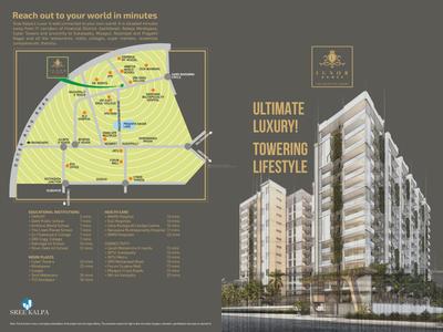 Image of 1616 Sq.ft 3 BHK Apartment / Flat for sale in Sree Kalpa Luxor, Gajularamaram, Hyderabad for Rs. 15500000