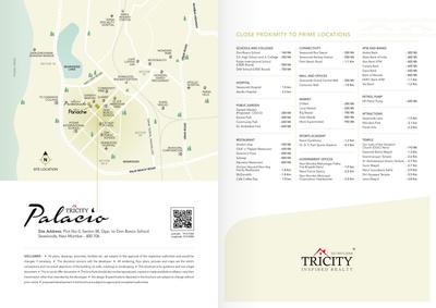 Image of 1120 Sq.ft 2 BHK Apartment / Flat for sale in Tricity Palacio, Seawoods, Navi Mumbai for Rs. 27000000
