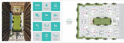 Image of 1197 Sq.ft 2 BHK Apartment / Flat for sale in Rashmi Pearl Block A To F, Narolgam, Ahmedabad for Rs. 4000000